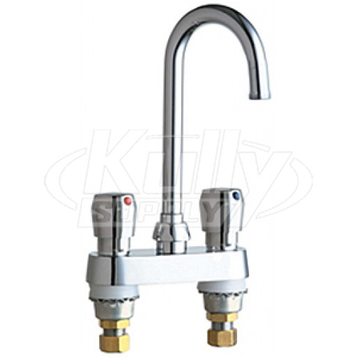 Chicago 895-665GN1AFCABCP Hot and Cold Water Sink Faucet