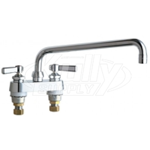 Chicago 895-L12E35ABCP Hot and Cold Water Sink Faucet