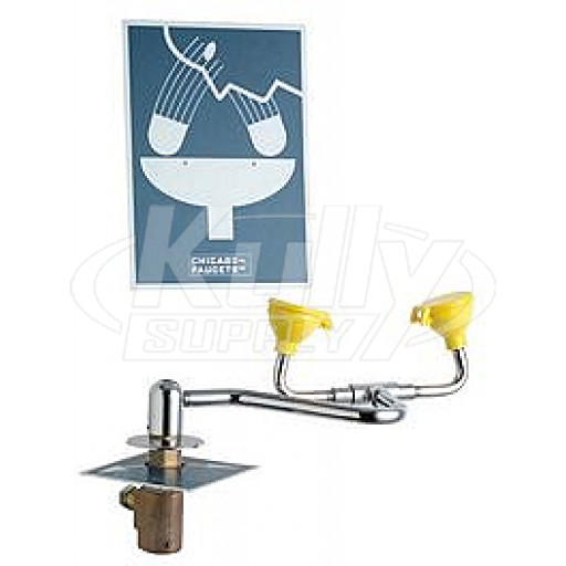 Chicago 9011-NF Swing Forward Deck-Mounted Eye/Face Wash (Discontinued)