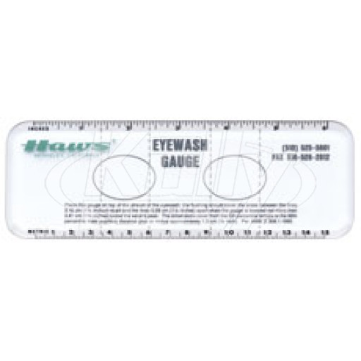 Haws 9015 Plastic Eyewash Gauge (1 Included)