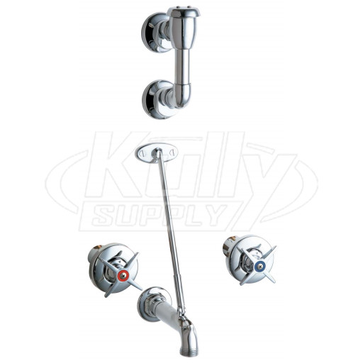 Chicago 911-CP Wall Mounted Concealed Faucet