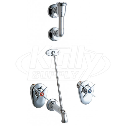Chicago 911-ISCP Wall Mounted Concealed Faucet