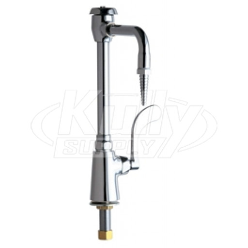 Chicago 928-VR317XKCP Vandal Proof Single Inlet Cold Water Faucet with Vacuum Breaker