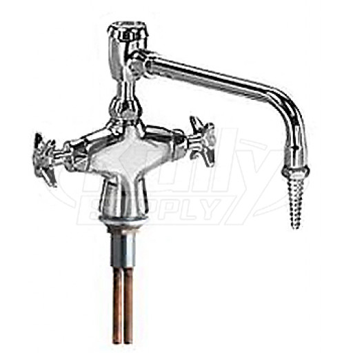 Chicago 931-VBE7CP Combo Hot & Cold Water Faucet