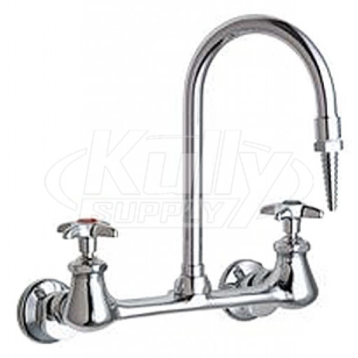 Chicago 942-CP Combo Hot & Cold Water Faucet