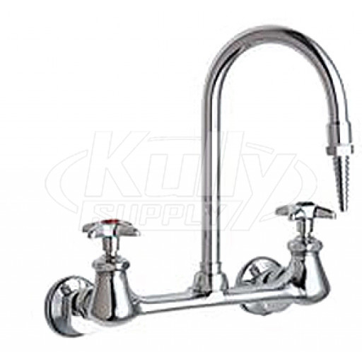 Chicago 942-WSLCP Combo Hot & Cold Water Faucet
