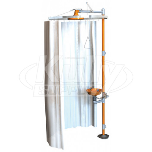 Guardian AP250-015 Drench Shower Privacy Curtain