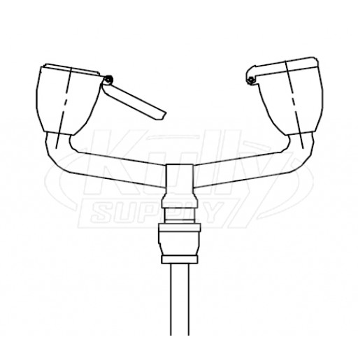 Speakman G05-0735 Eyewash Bullhorn and Sprayhead Assembly (for SE-590)