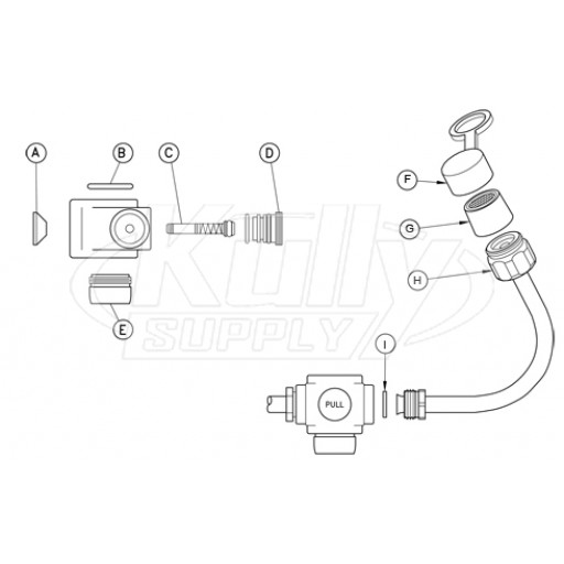 Guardian G1101 Faucet Mouted Eyewash Parts Breakdown