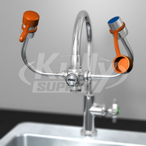 Guardian G1101 EyeSafe-X Faucet-Mounted Eyewash (with Adjustable Aerated Outlet Sprayheads)