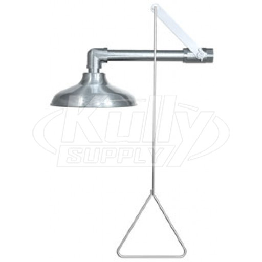 Guardian G1691 Horizontally-Mounted Stainless Steel Drench Shower