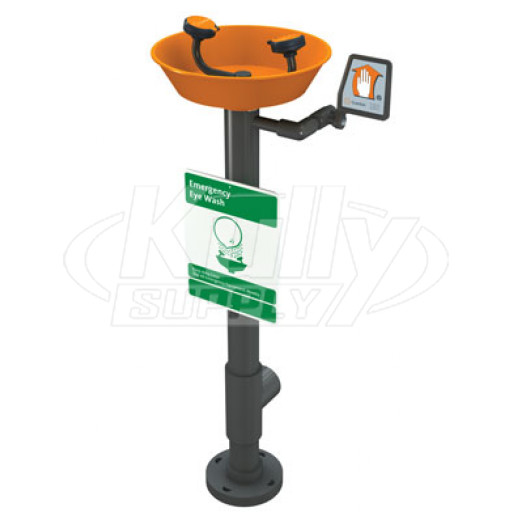 Guardian G1786 Pedestal-Mounted PVC Eye/Face Wash