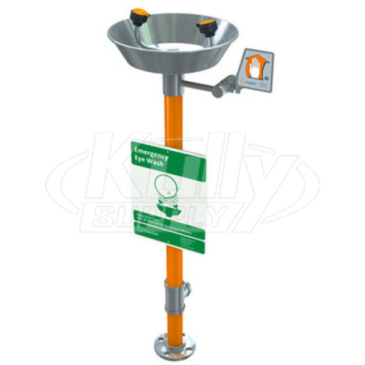 Guardian G1894 Pedestal-Mounted Stainless Steel Eyewash