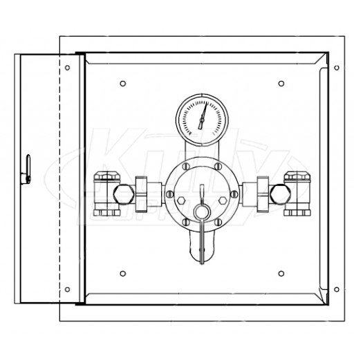 Guardian G3907 Thermostatic Mixing Valve (for Multiple Emergency Showers)