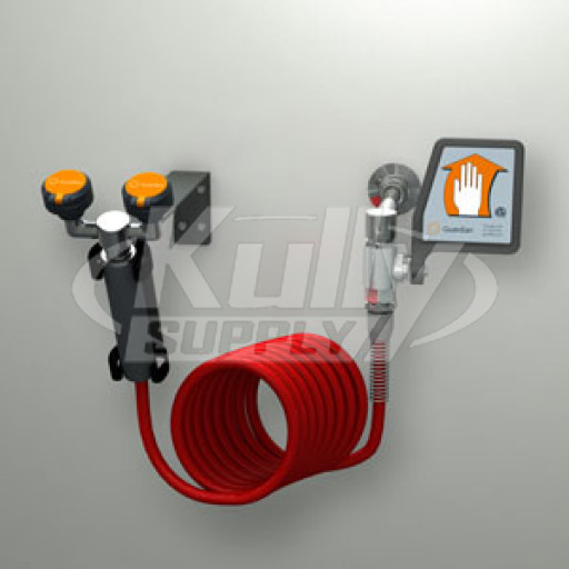 Guardian G5014 Wall-Mounted Combination Drench Hose & Eyewash