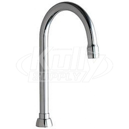 Chicago GN2AE3JKABCP Rigid/Swing Gooseneck Spout Chrome