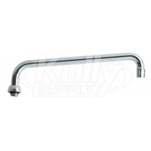 Chicago L12JKABCP 12" L Type Swing Spout 