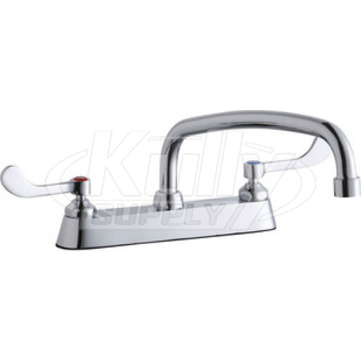 Elkay LK810AT12T4 8" Centerset Deck Mount Faucet