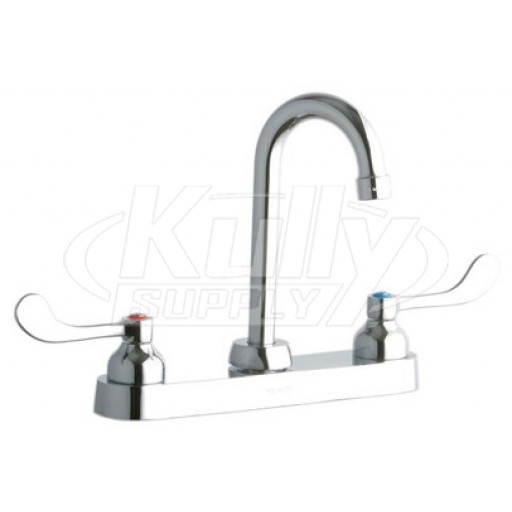 Elkay LK810GN04T4 8" Centerset Deck Mount Faucet