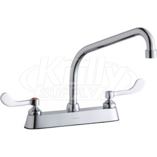 Elkay LK810HA10T4 8" Centerset Deck Mount Faucet