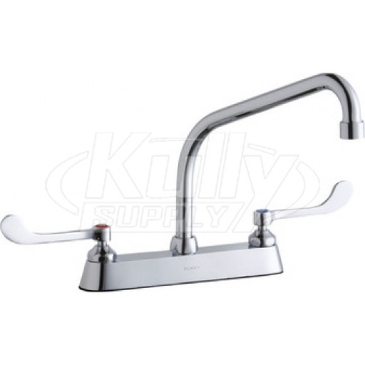 Elkay LK810HA10T6 8" Centerset Deck Mount Faucet