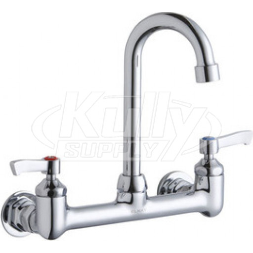 Elkay LK940GN04L2H 8" Centerset Wall Faucet