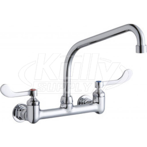 Elkay LK940HA10T4H 8" Centerset Wall Faucet