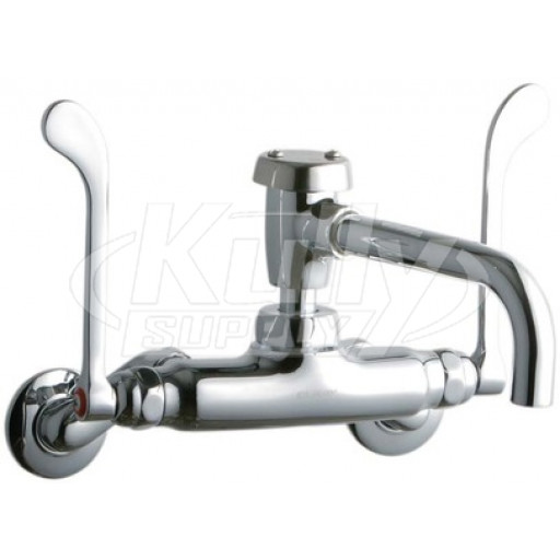 Elkay LK945VS07T6T Wall Mount Faucet, 3"-8" Adjustable  Centers