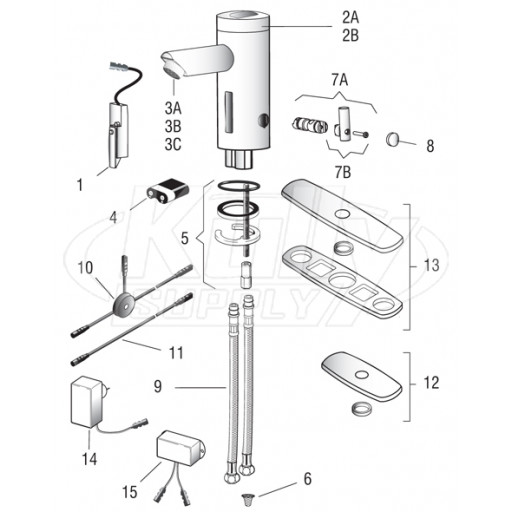 Sloan Optima Lumino Parts Breakdown