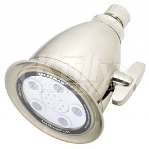 Speakman S-2005-HB-BN 5-Jet Anystream 2000 Showerhead - Brushed Nickel