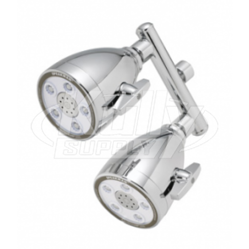 Speakman S-2222 5-Jet Anystream 2000 Dual Showerhead - Polished Chrome (Discontinued)