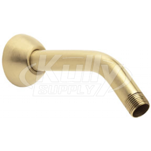 Speakman S-2500-SB 7" Brass Arm & Flange w/ 1/2" MNPT Inlet & Outlet - Brushed Brass