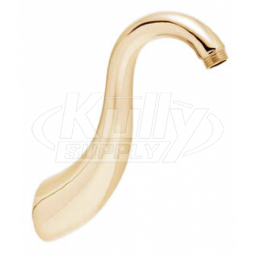 Speakman S-2530-PB 7" S Cast Brass Arm for Downpour Showers - Polished Brass