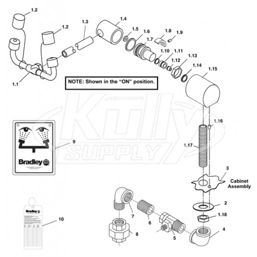Bradley S19-270HC Parts Breakdown