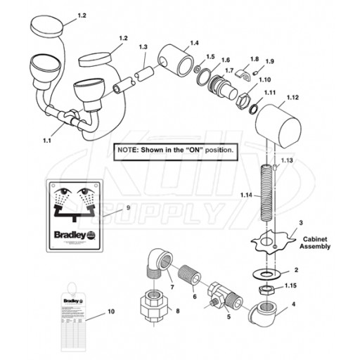 Bradley S19-270JC Parts Breakdown