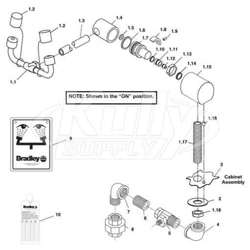 Bradley S19-281 Parts Breakdown