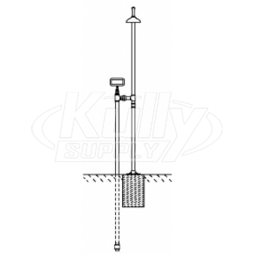 Speakman SE-260 Frostproof Free Standing Drench Shower