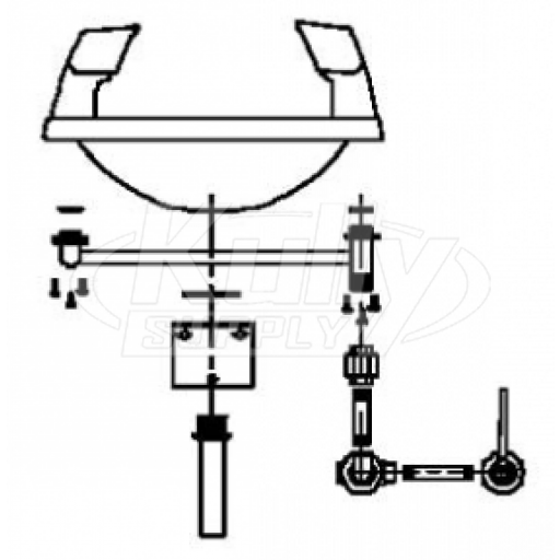 Speakman SE-404 Wall-Mounted Eye/Face Wash