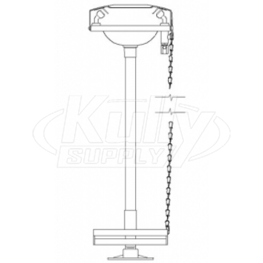 Speakman SE-546 Pedestal-Mounted Eyewash (with Stainless Steel Receptor)