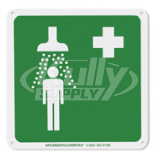 Speakman SGN2 Drench Shower Sign