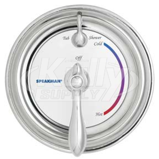 Speakman SM-3400 Anti-Scald Balanced Pressure Volume Control Diverter Valve