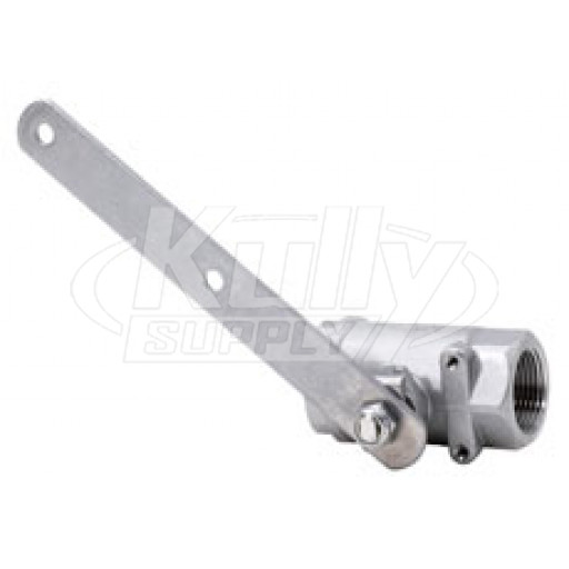Haws SP265 Stainless Steel Stay-Open Drench Shower Ball Valve Assembly