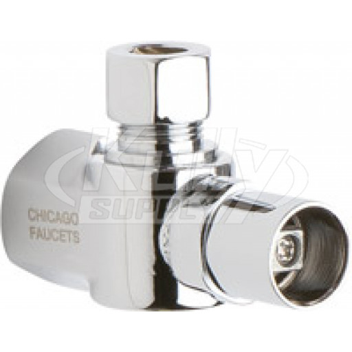 Chicago STB-11-00-AB Angle Stop Ball Valve with Loose Key Handle