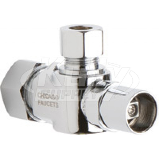 Chicago STB-31-00-AB Angle Stop Ball Valve with Loose Key Handle
