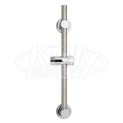 Speakman VS-153-ADA 24" Combination Slide Bar/Grab Bar - Polished Chrome