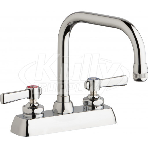 Chicago W4D-DB6AE1-369ABCP Hot and Cold Water Workboard Sink Faucet
