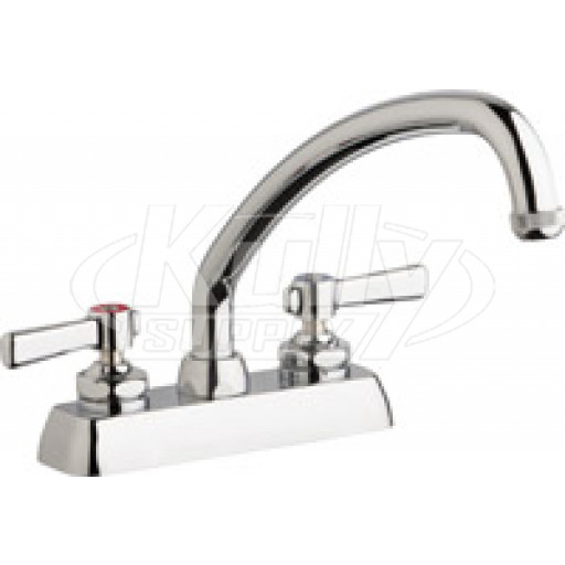 Chicago W4D-L9E1-369AB Hot and Cold Water Washboard Sink Faucet