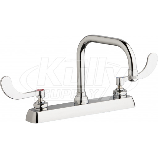 Chicago W8D-DB6AE1-317ABCP Hot and Cold Water Workboard Sink Faucet