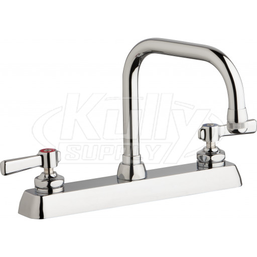 Chicago W8D-DB6AE1-369ABCP Hot and Cold Water Workboard Sink Faucet