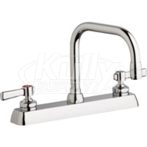 Chicago W8D-DB6AE35-369AB Hot and Cold Water Washboard Sink Faucet